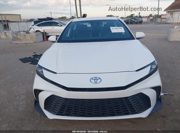 4T1DAACK8SU625450 2025 TOYOTA CAMRY White უკანა სალონის ხედი
