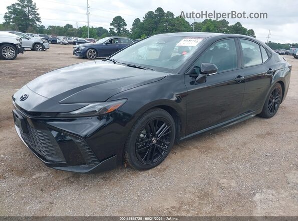 4T1DAACK9SU034057 2025 TOYOTA CAMRY Black Vista tres cuartos delantera izquierda