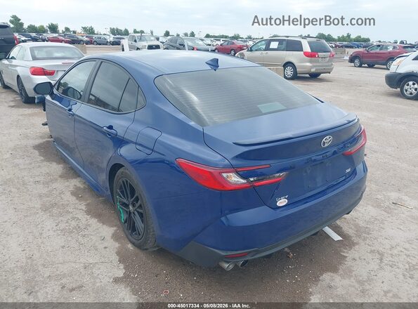 4T1DAACK9SU035192 2025 TOYOTA CAMRY Blue Rear left