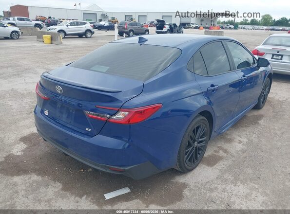 4T1DAACK9SU035192 2025 TOYOTA CAMRY Blue Rear right
