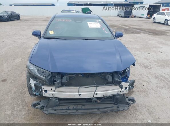 4T1DAACK9SU035192 2025 TOYOTA CAMRY Blue Rear interior view