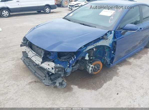 4T1DAACK9SU035192 2025 TOYOTA CAMRY Blue Front view