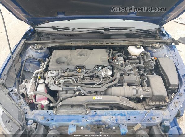4T1DAACK9SU035192 2025 TOYOTA CAMRY Blue Rear view