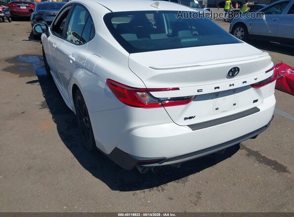 4T1DAACK9SU091486 2025 TOYOTA CAMRY White უკანა მარცხენა