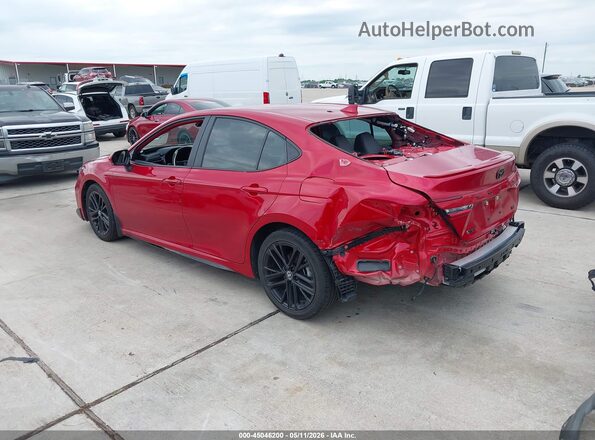4T1DAACK9SU132134 2025 TOYOTA CAMRY Red უკანა მარცხენა