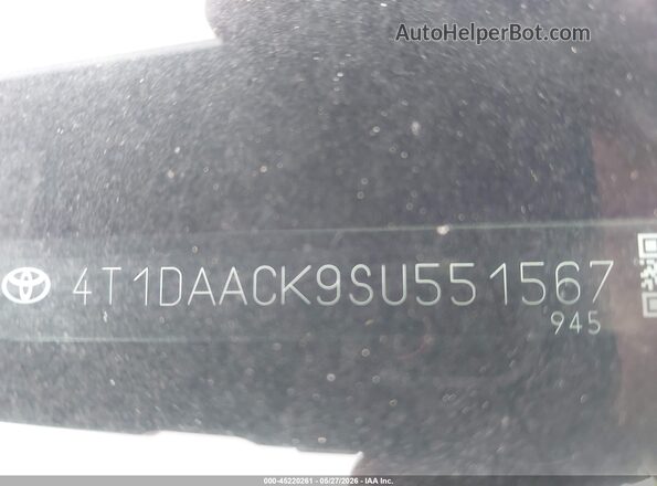 4T1DAACK9SU551567 2025 TOYOTA CAMRY Silver 