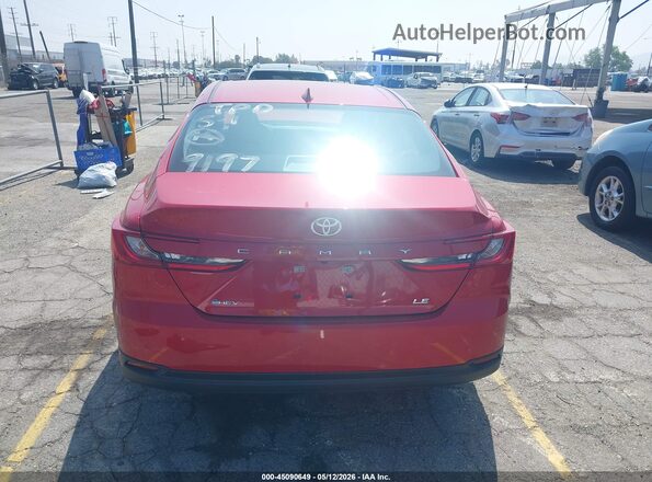 4T1DAACK9TU279197 2026 TOYOTA LE Red 