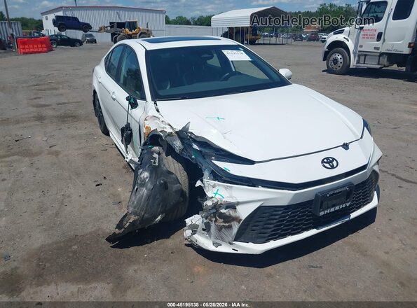 4T1DAACKXSU062840 2025 TOYOTA CAMRY White Widok z przodu
