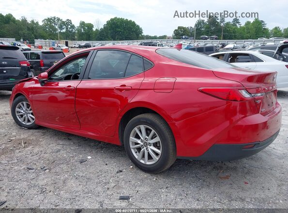 4T1DAACKXSU163666 2025 TOYOTA CAMRY Red Rear interior view