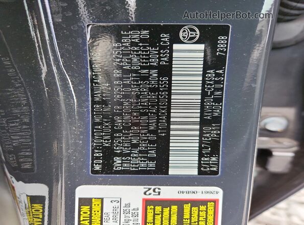 4T1DAACKXSU561556 2025 TOYOTA CAMRY Gray 