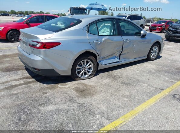 4T1DAACKXSU586134 2025 TOYOTA LE Silver Rear right