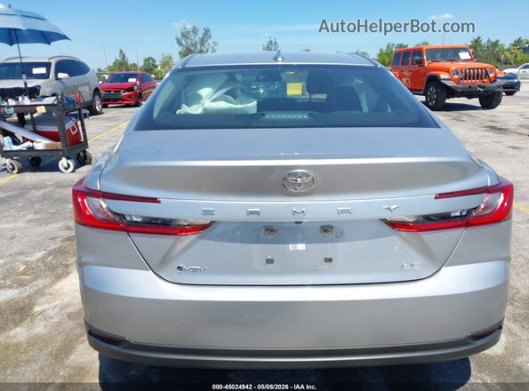 4T1DAACKXSU586134 2025 TOYOTA LE Silver 