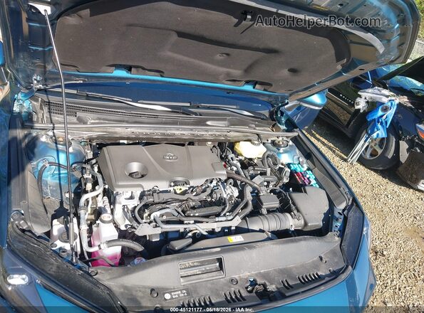 4T1DAACKXSU619973 2025 TOYOTA CAMRY Turquoise Widok z tyłu