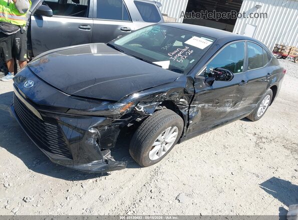 4T1DAACKXTU237749 2026 TOYOTA CAMRY Black Առջևի ձախ երեք քառորդ տեսարան