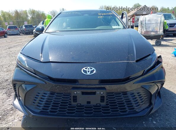 4T1DBADK0SU035366 2025 TOYOTA CAMRY Black ხელსაწყოთა პანელის ხედი