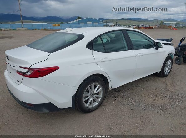 4T1DBADK0TU547744 2026 TOYOTA CAMRY White Հետևի աջ