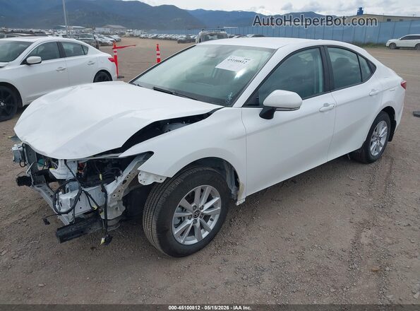 4T1DBADK0TU547744 2026 TOYOTA CAMRY White Առջևի ձախ երեք քառորդ տեսարան