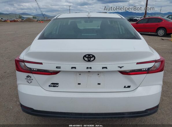 4T1DBADK0TU547744 2026 TOYOTA CAMRY White 