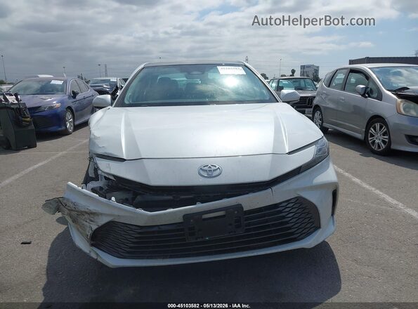 4T1DBADK3SU013457 2025 TOYOTA LE White Widok zestawu wskaźników
