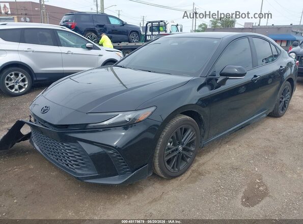 4T1DBADK4SU507245 2025 TOYOTA CAMRY Черный Передняя левая четверть