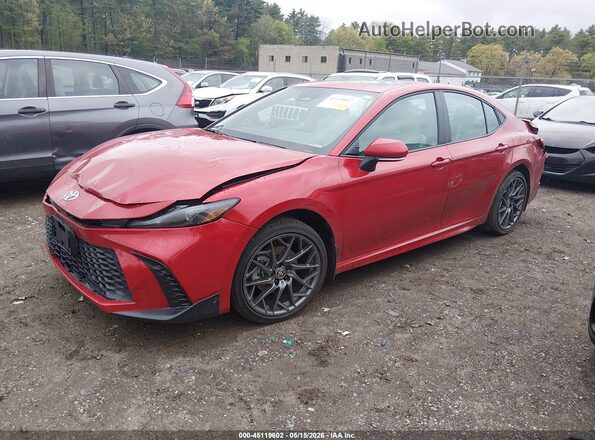 4T1DBADK7TU049010 2026 TOYOTA CAMRY Red Front left