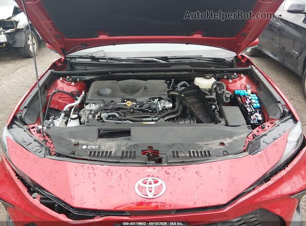4T1DBADK7TU049010 2026 TOYOTA CAMRY Red Rear view