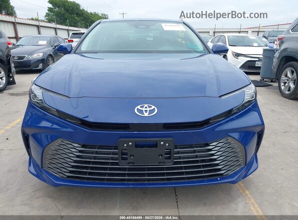 4T1DBADKXTU051012 2026 TOYOTA CAMRY Синий Вид щитка приборов