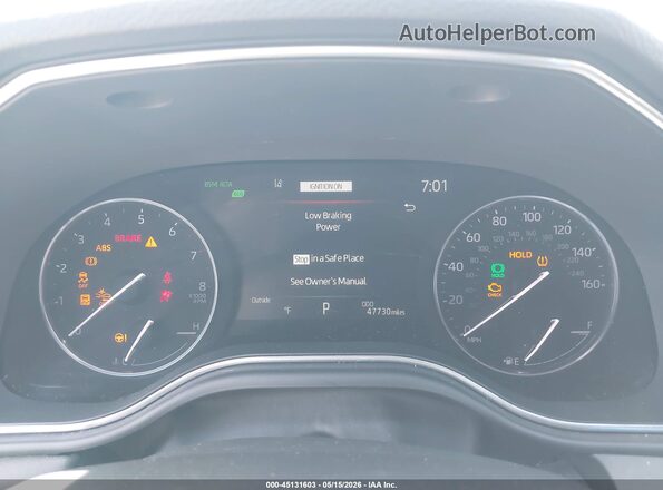 4T1EZ1FB4LU043050 2020 TOYOTA AVALON White უკანა სავარძლების ხედი