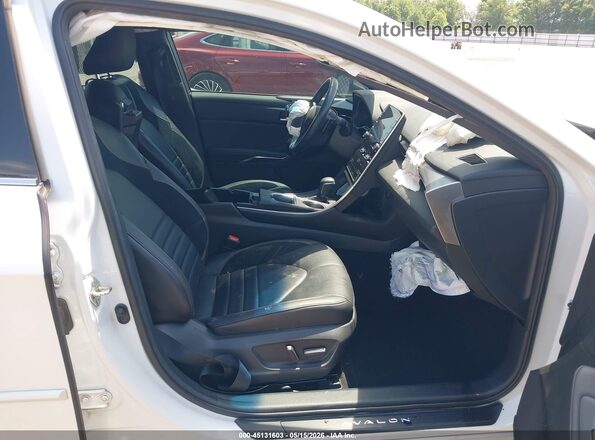 4T1EZ1FB4LU043050 2020 TOYOTA AVALON White წინა სალონის ხედი