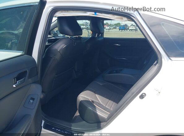 4T1EZ1FB4LU043050 2020 TOYOTA AVALON White VIN კოდის სტიკერის ხედი
