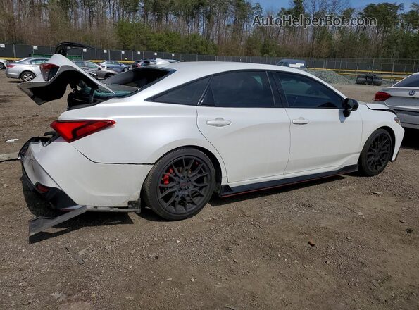 4T1FZ1FB4LU044512 2020 TOYOTA AVALON White უკანა მარჯვენა
