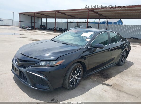 4T1G11AK3NU685446 2022 TOYOTA CAMRY Black Przód lewy