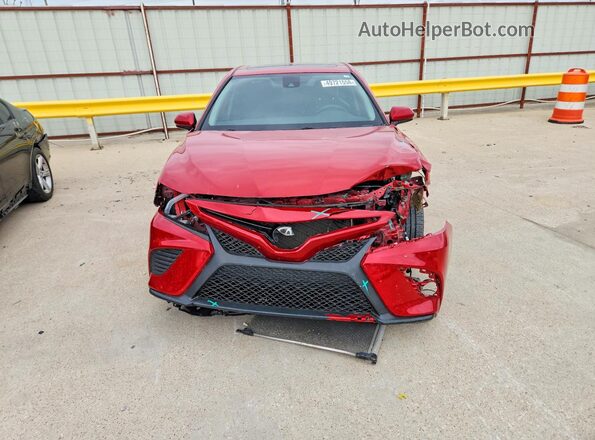 4T1G11AK4LU301512 2020 TOYOTA CAMRY Red Front view