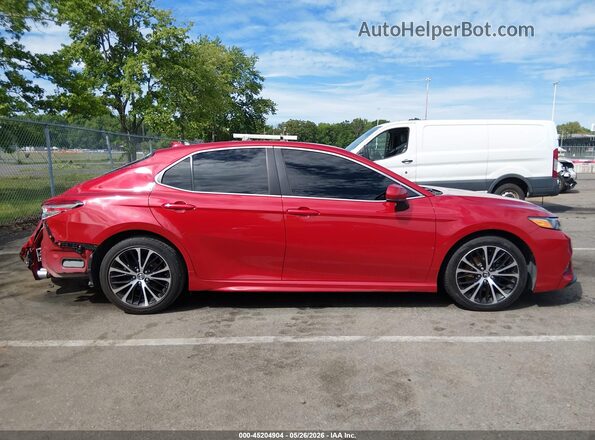 4T1G11AK4LU346739 2020 TOYOTA CAMRY Red უკანა სალონის ხედი