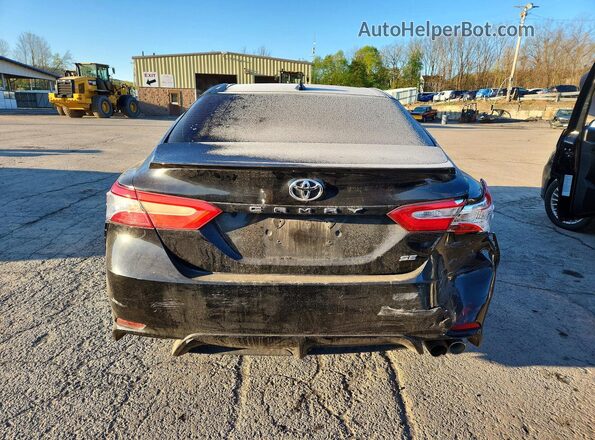 4T1G11AK7LU354432 2020 TOYOTA CAMRY Black Rear view