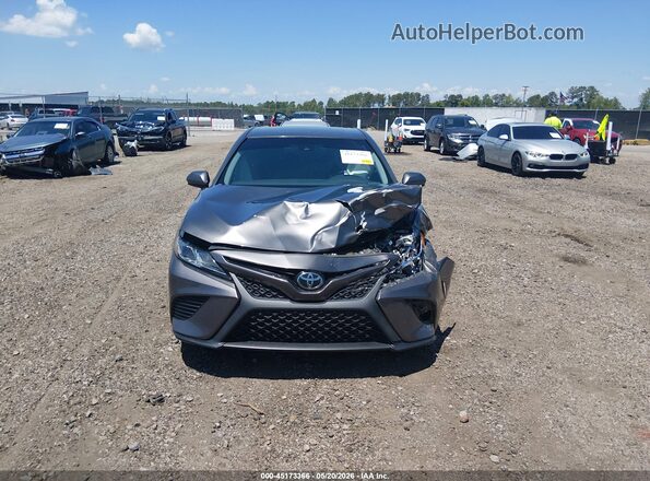 4T1G11BK3LU007291 2020 TOYOTA CAMRY Gray Instrument cluster view