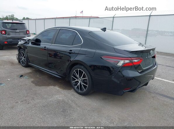 4T1G11BKXMU027748 2021 TOYOTA CAMRY Black 