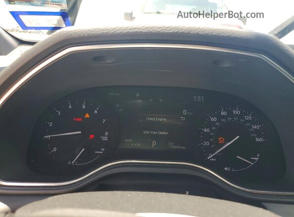 4T1JZ1FB0LU041066 2020 TOYOTA AVALON Blue Vista del cuadro de instrumentos