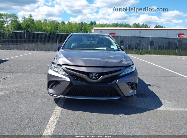 4T1K61AK0LU916635 2020 TOYOTA CAMRY Gray Вид щитка приладів