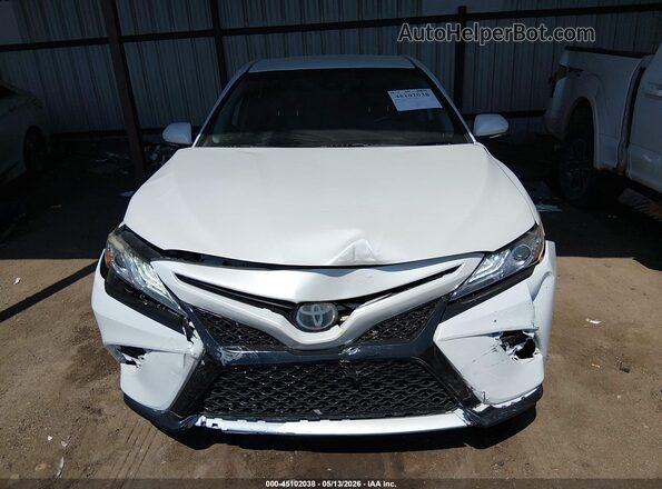 4T1K61AKXLU935533 2020 TOYOTA CAMRY White Instrument cluster view