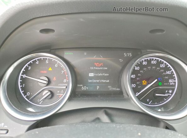 4T1L11BK7LU003470 2020 TOYOTA CAMRY Gray Vista del cuadro de instrumentos