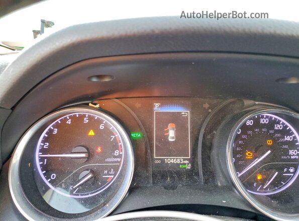 4T1M11AK7LU508432 2020 TOYOTA CAMRY White Вид щитка приладів
