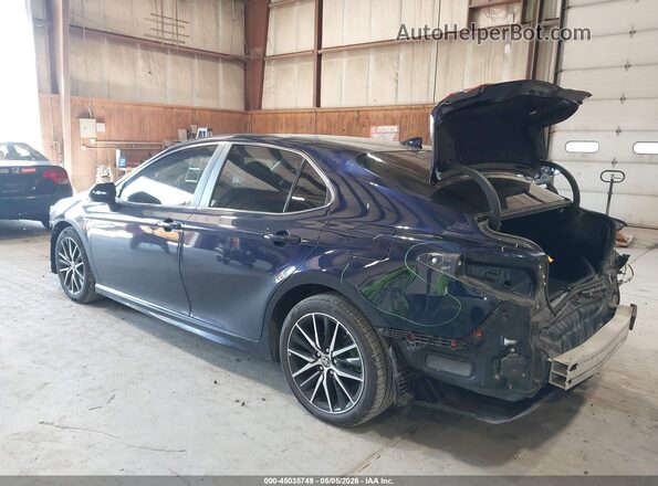 4T1T11BKXMU033743 2021 TOYOTA CAMRY Dark Blue Задняя левая четверть
