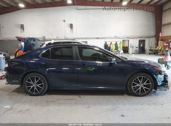 4T1T11BKXMU033743 2021 TOYOTA CAMRY Dark Blue Панорамный вид салона 360°