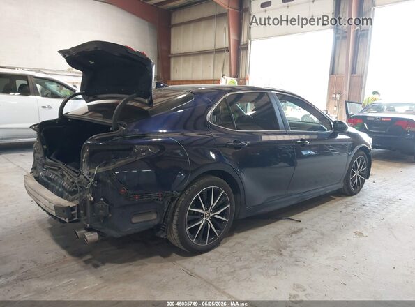 4T1T11BKXMU033743 2021 TOYOTA CAMRY Dark Blue Задняя правая четверть
