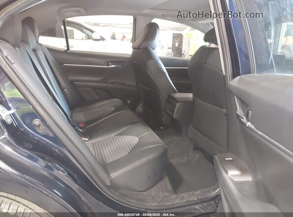 4T1T11BKXMU033743 2021 TOYOTA CAMRY Dark Blue Вид наклейки с VIN-кодом