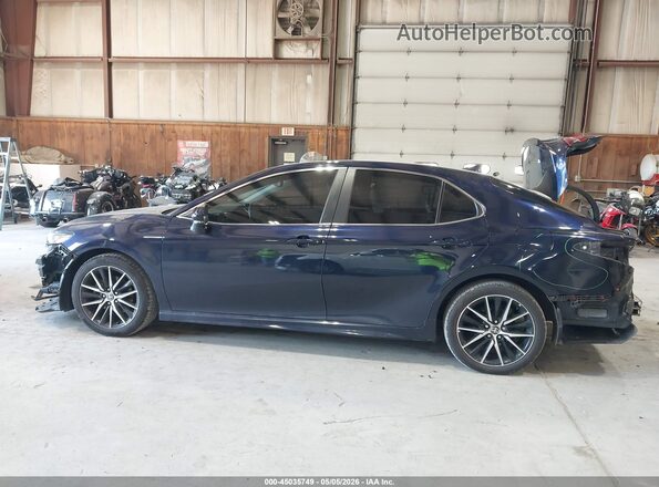 4T1T11BKXMU033743 2021 TOYOTA CAMRY Dark Blue 