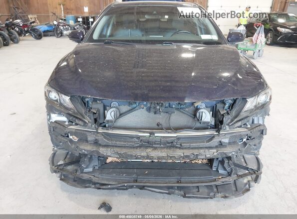 4T1T11BKXMU033743 2021 TOYOTA CAMRY Dark Blue Вид спереди