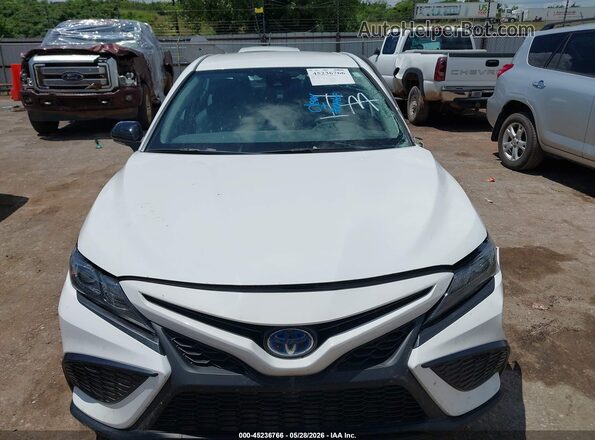 4T1T31AK2RU072846 2024 TOYOTA CAMRY HYBRID White Вид щитка приладів