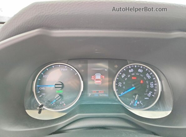 4T3B6RFV1MU043276 2021 TOYOTA RAV4 Silver Instrument cluster view